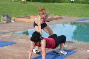 Kiya's workouts are no joke. 