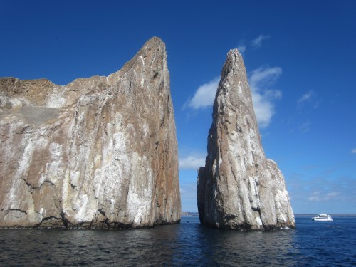 The boat on the right gives a sense of scale. WOW. WE snorkeled through the channel -  sharks/turtles/rays/ridiculousness.